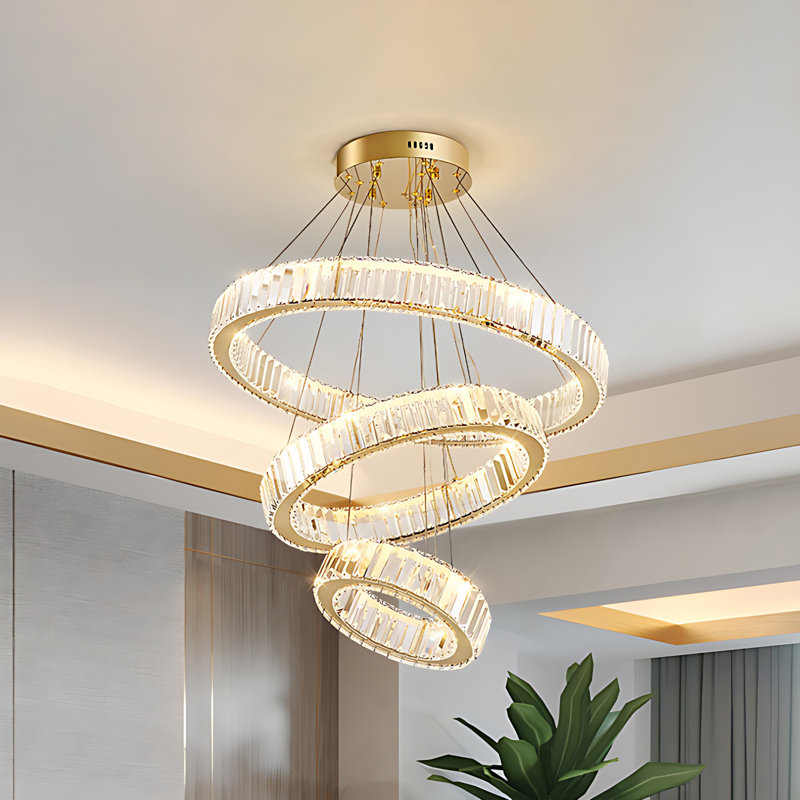 Lustre moderne en cristal Klarke