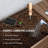 Convenient Elevated Garden Bed,Wood Raised Planter Box,With Lockable Wheels,Side Tables,Bottom Shelf,Drain Holes-123350838