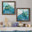«Island Swim I», ensemble de 2 peintures sur toile encadrées-1998948240-1998948241