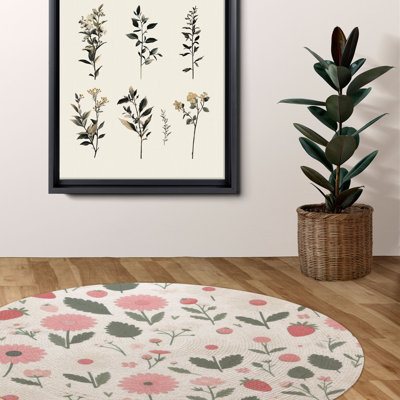 Tapis tressé Daisy & Berry Delight