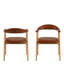 75.5cm H Upholstered Armchair in Brown