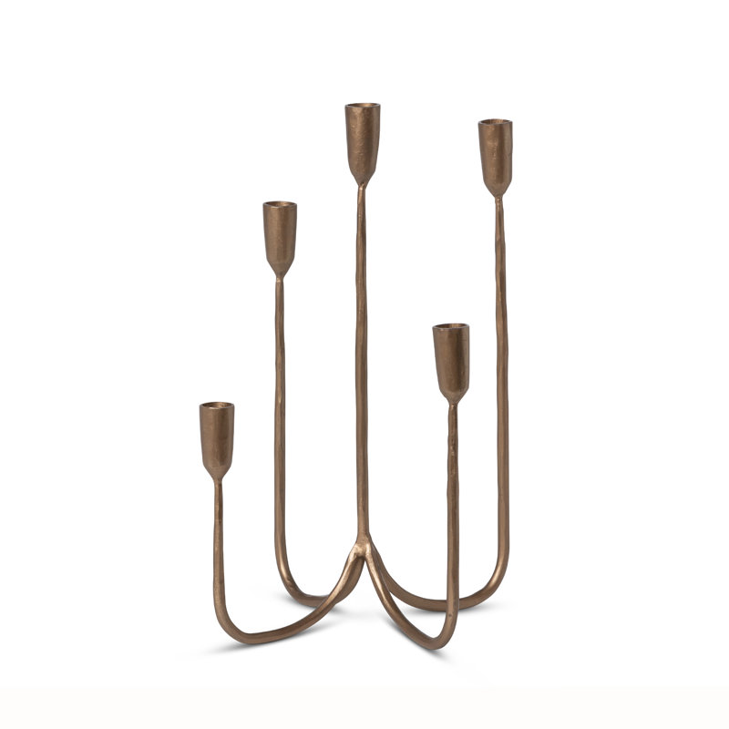 Candelabra, 17.25" H x 11.5" W x 11.5" D