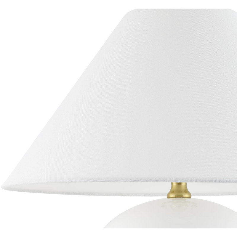Lampe de table Gwendoyln, Blanc