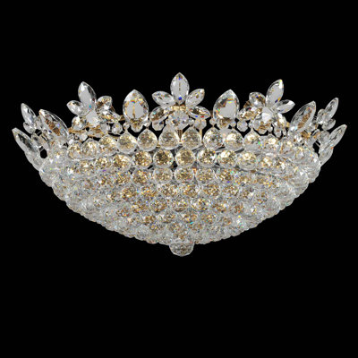 Treviso 15 LT Chrome/Clear Chandelier Allegri