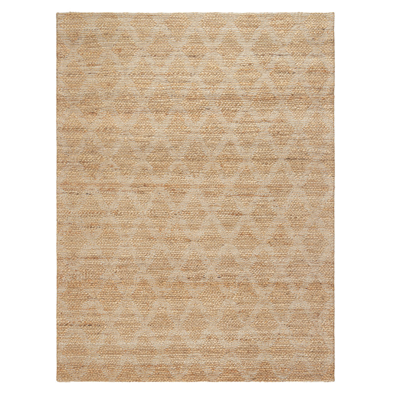 Town & Country Terra Sol Interwoven Diamond Hand-Knotted Area Rug, Rectangle 8' x 10'