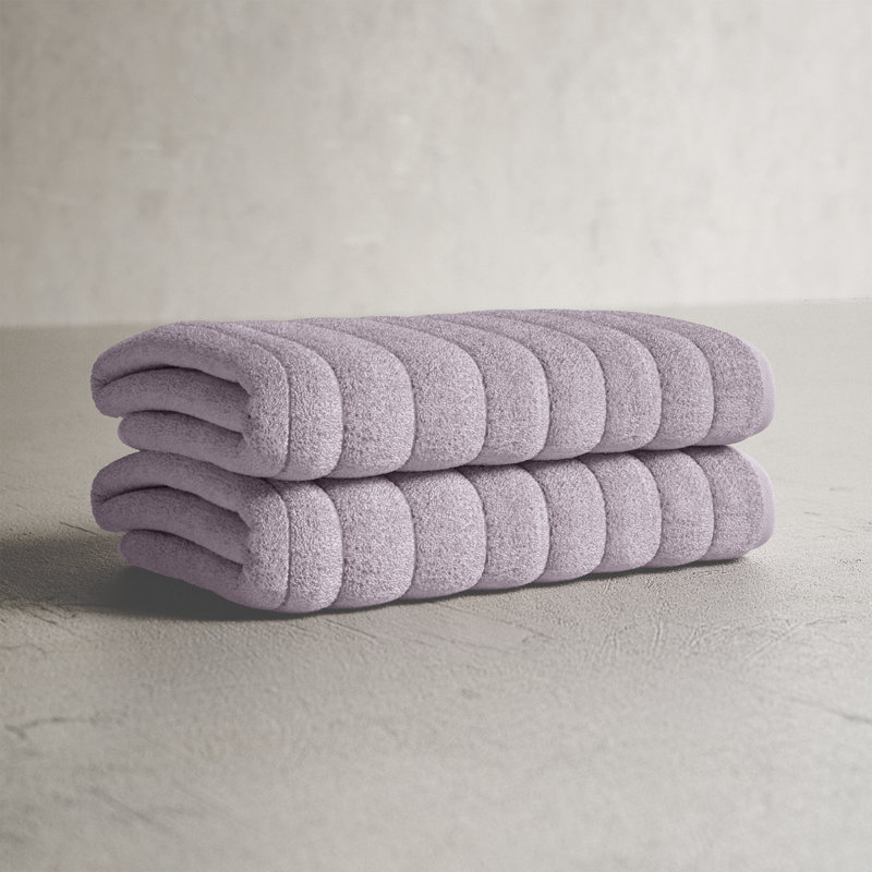 Rachel Turkish Cotton Midweight Ribbed Bath Towel