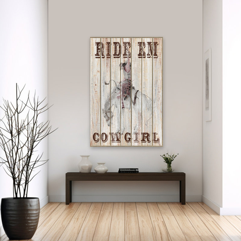 Ride Em Cowgirl, H 60 po x l 40 po