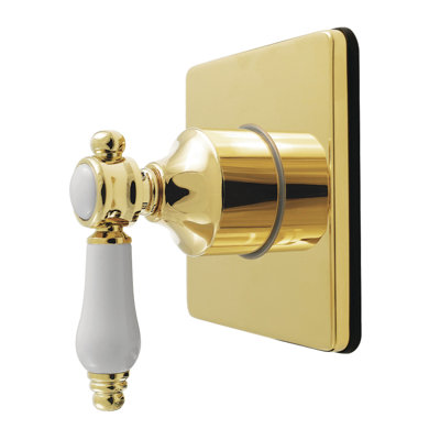 Kingston Brass Bel-Air Single-Handle Wall Mount Six-Way Diverter Valve with Trim Kit