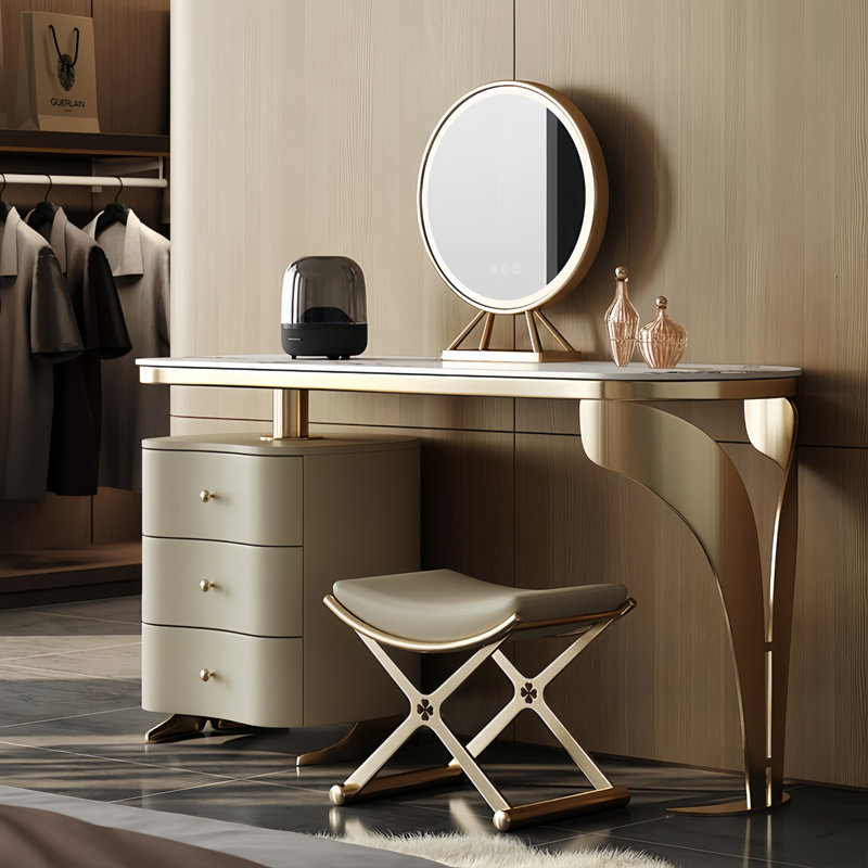 Italian minimalist and light luxury dressing table