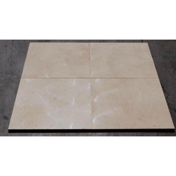 Crema 18" x 18" Marble Marble Look Wall & Floor Tile