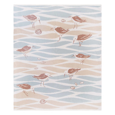 Jeté intérieur / extérieur Beach Tides Sandpipers