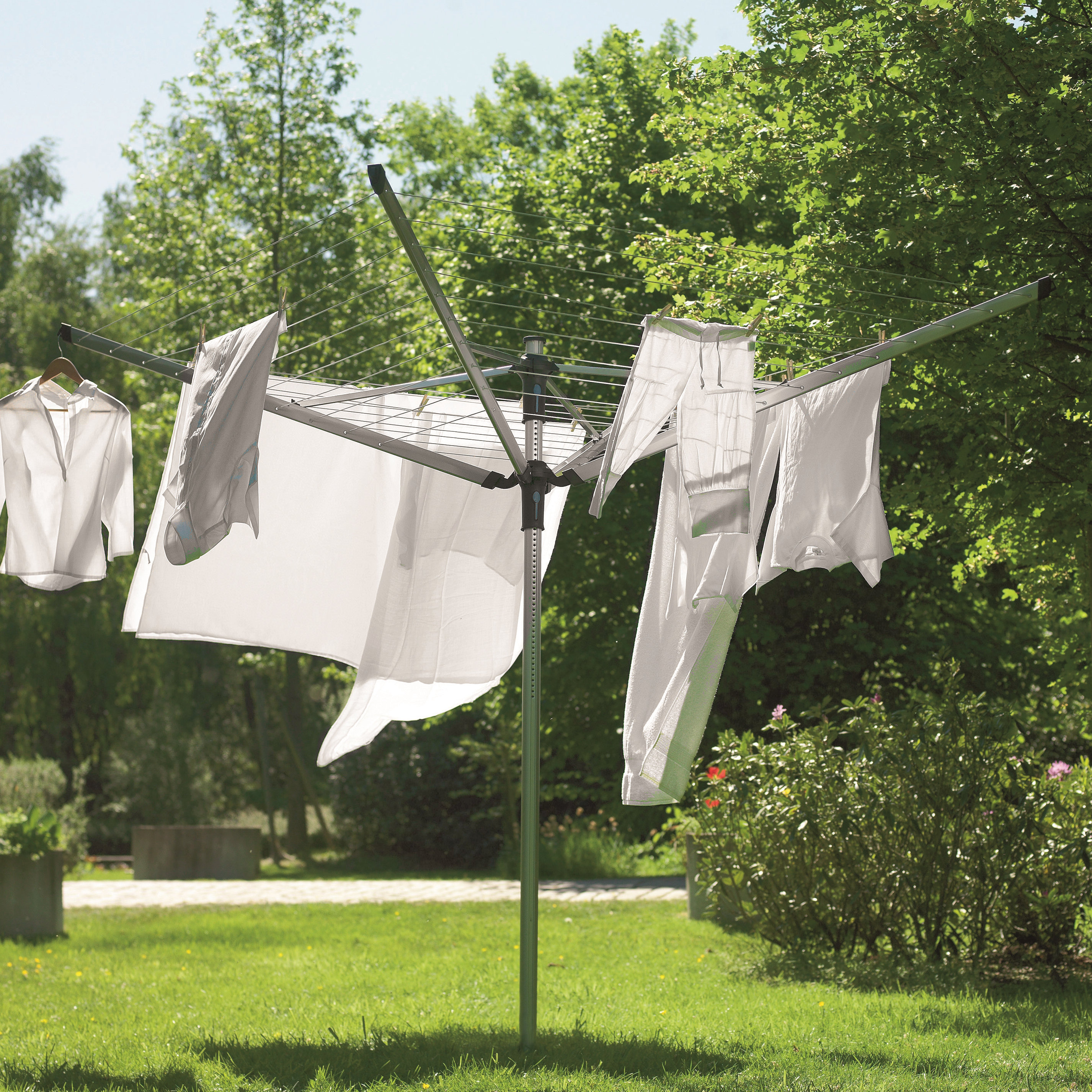 Brabantia 50 Metre Liftomatic Rotary Clothes Line with Ground