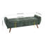 Upholstered Storage Bench with Wood Legs
