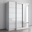 Armoire manufacturée 80,7 po avec tablettes réglables, tringle, finition mate