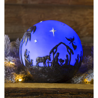 Globe lumineux de Noël
