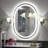 Wayfair Basics® UL Certified LED Anti-Fog Tempered Glass Oval Bathroom/Vanity Mirror -1773993798