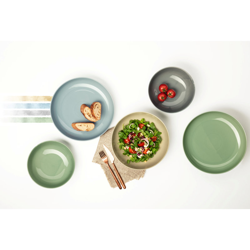 Beat Serving Bowl, in Grey