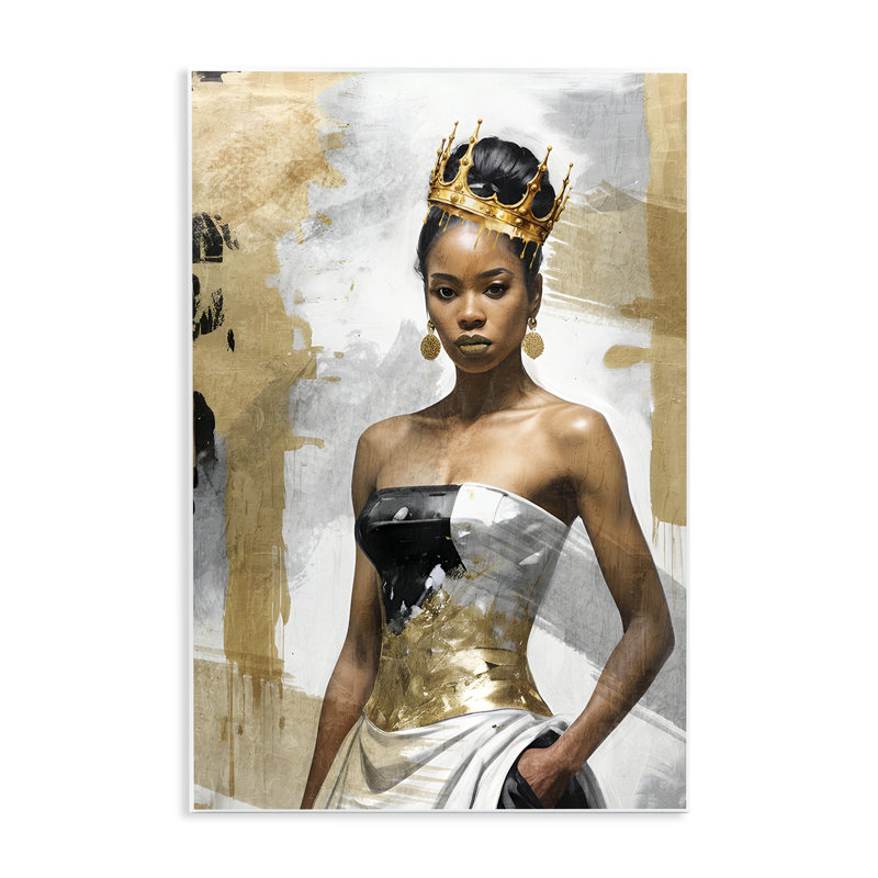 «Glam Abstraction Woman» par Kim Allen, H 15 po x l 10 po