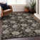 Premium Machine Washable Prisco Black Rug