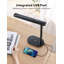 Lampe de bureau 4,7 po noire USB