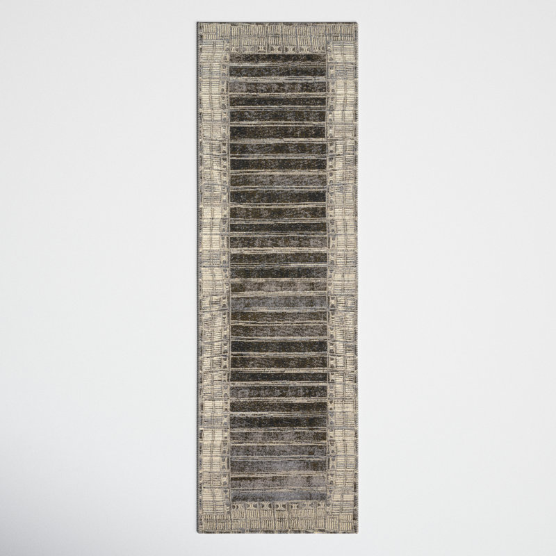 Boden Striped Indoor / Outdoor Rug, Runner 2'5" x 7'8"