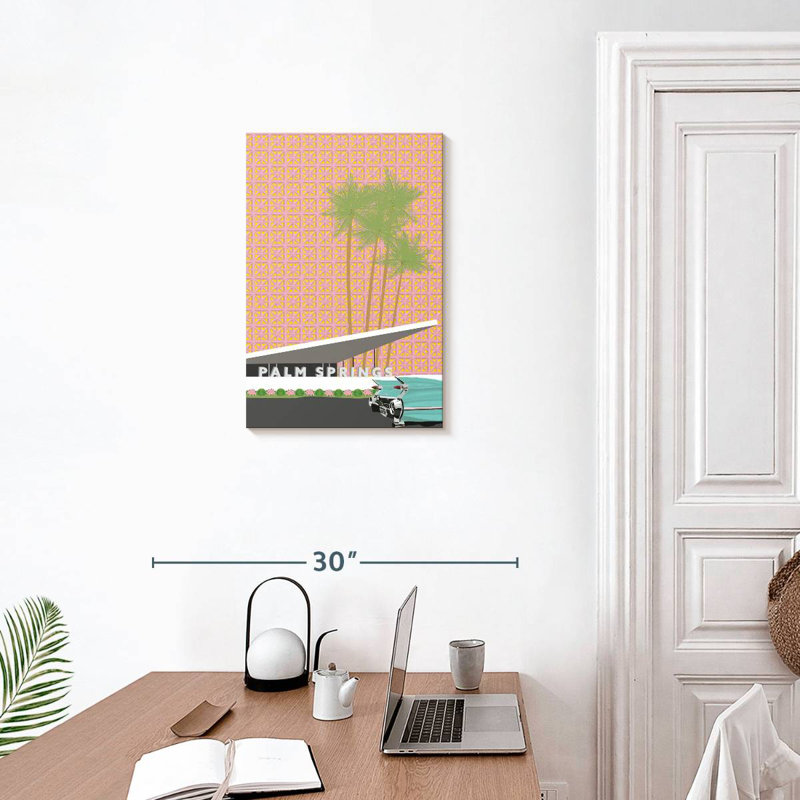 Aime Palm Springs With Convertible, 24" H x 16" W
