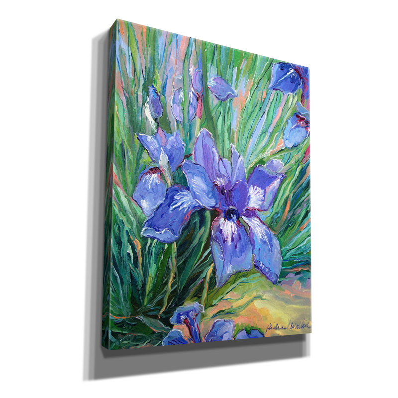 "Iris" par Richard Wallich, H 34 po x l 26 po x P 1,5 po