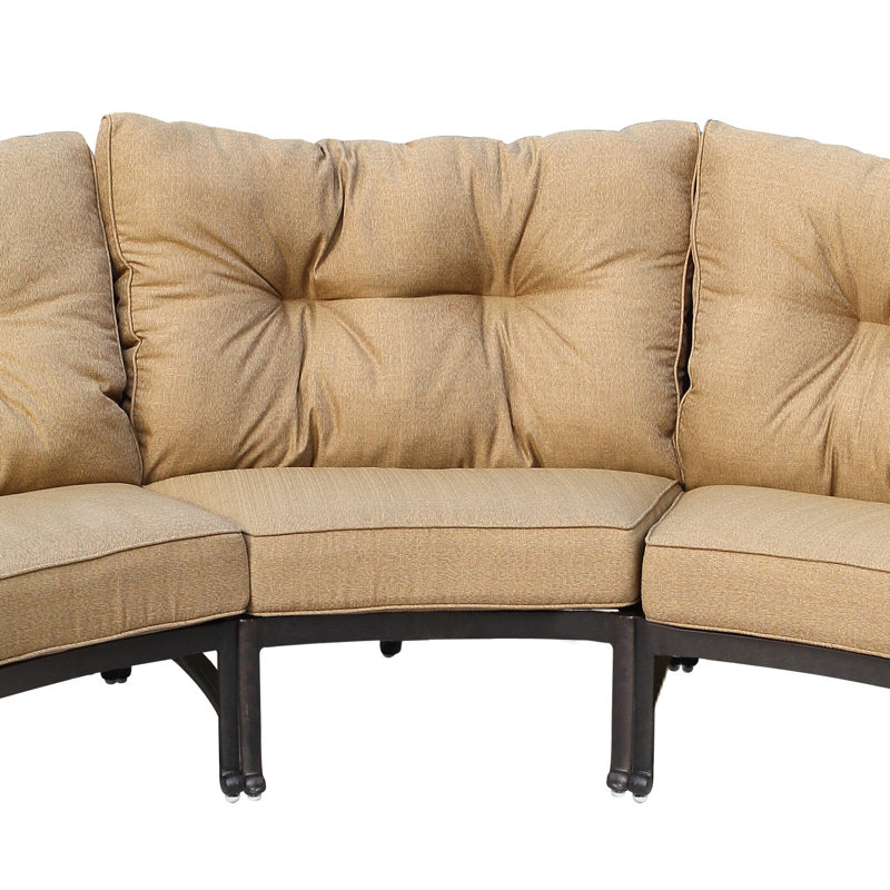 Carlitos Upholstered Sectional, Cabaret Blue Haze
