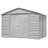 Select Steel Storage Shed Steel Storage Shed, 10X12, Flute Grey-55865219-101611788