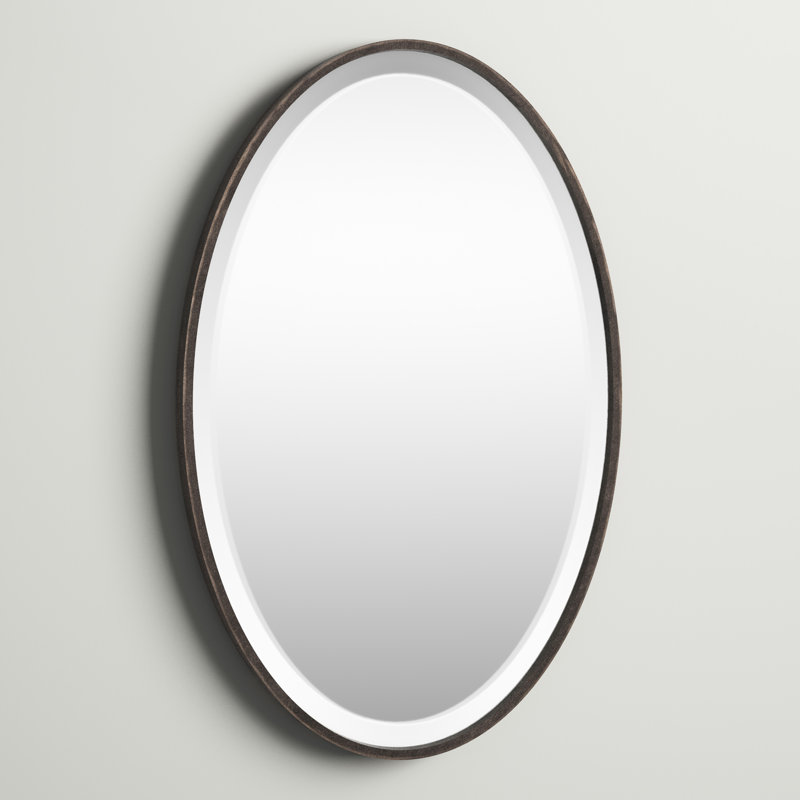 Lobdell Metal Oval Wall Mirror