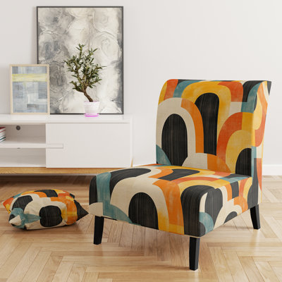 Fauteuil de chambre Abstract Midcentury