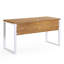 Annmary Metal Base Writing Desk-1232089303