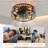 Otylia 19.7'' Farmhouse Reversible Caged Ceiling Fan with Light Kit and Remote-906797991