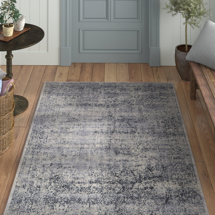 Lanett Oriental Blue/Gray Area Rug
