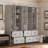 78.7'' H x 78.7'' W Wood Display Case with Drawers-92616390-126132759