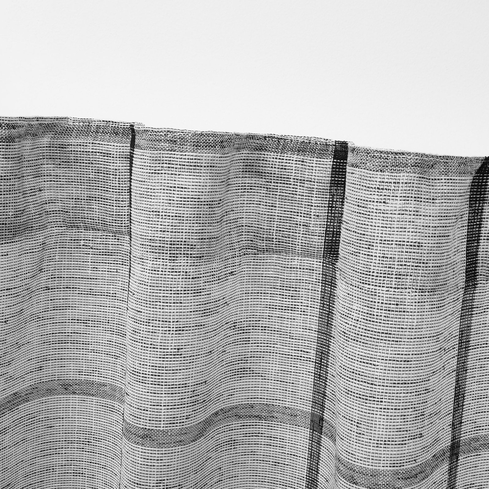Lauren Ralph Lauren Rubin Sheer Curtain Panel, Black, 54" x 96"