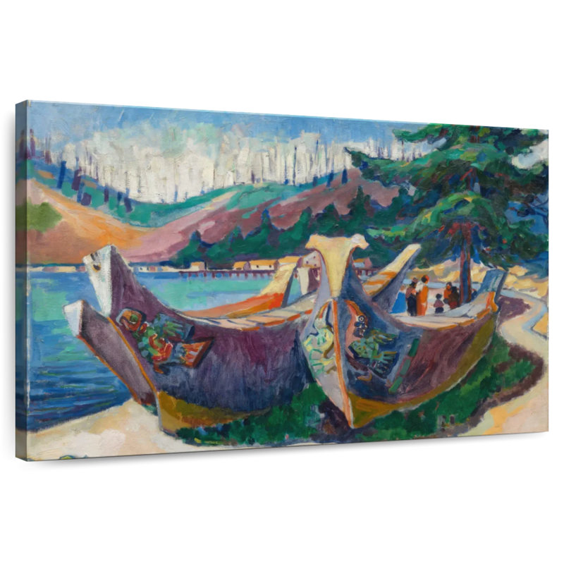 War Canoes In Alert Bay