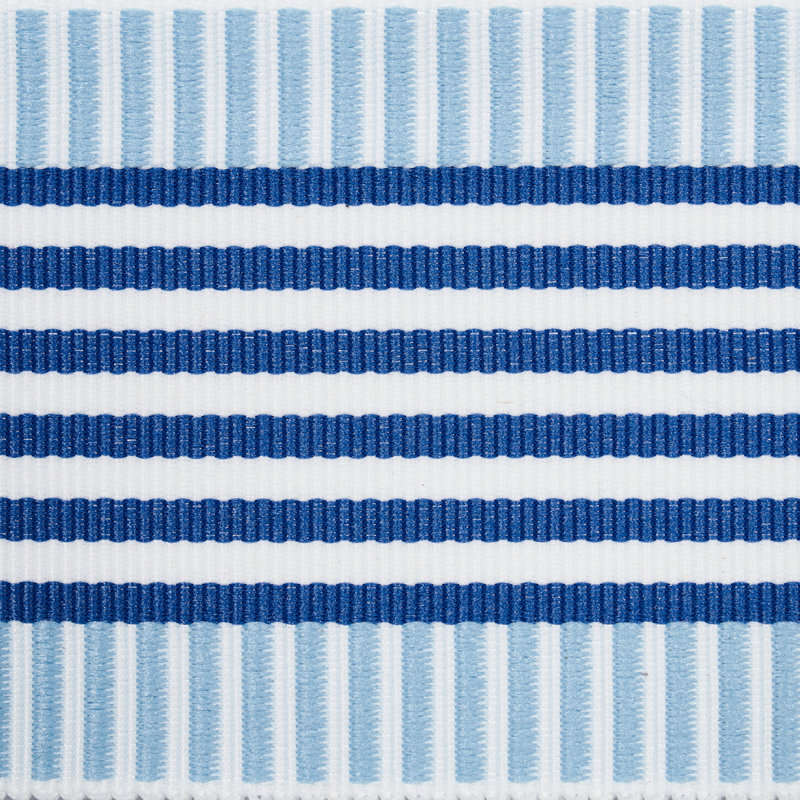 Ruban à rayures Schumacher x Victor Glemaud Keket, Bleu