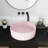 Malwae Pink Ceramic Bathroom Art Sink - Vessel Basin, 15.3In15.3In4.57In, Ceramic, Effortless To Cleanse Artistic 15.3In X 4.57In, Simple Keep Clean And Functioning Splendidly-121112419