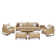 Tullio 8 - Person Patio Conversation Sets with Sunbrella® Cushions