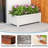 Outdoor Planter Box Raised Garden Bed Middle Size Rectangular Planter Box Poly  Waterproof, Weather Resistance-281082606