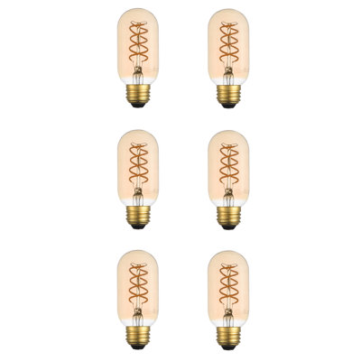 40 Watt Equivalent T14 E26/Medium (Standard) Dimmable 2000K LED Bulb