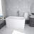 47'' x 28'' Freestanding Soaking Acrylic Bathtub