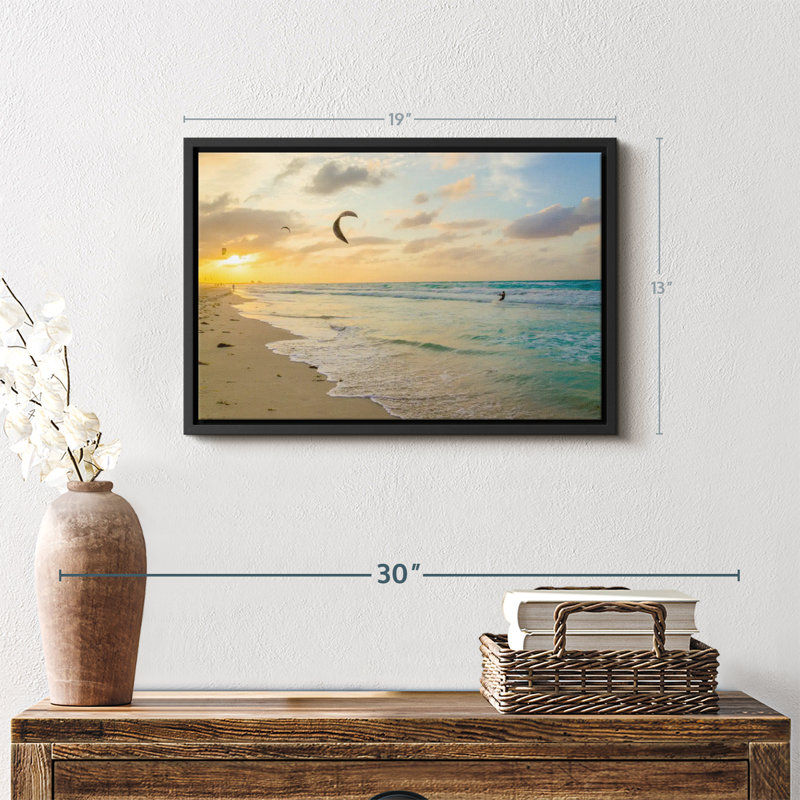 Impression sur toile Caraïbes, H 13 po x l 19 po