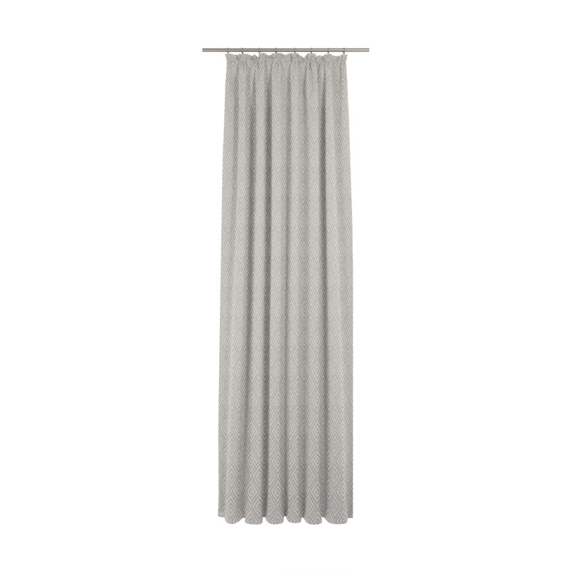 Aberdene Room Darkening Curtains Single Panel, 245cm H x 132cm W, Brown
