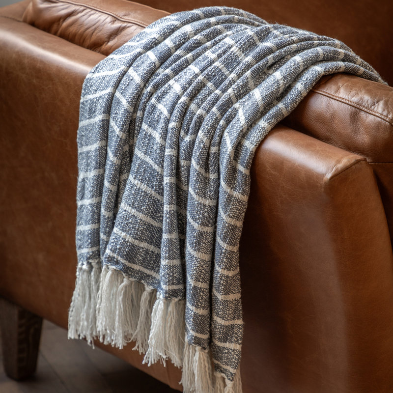 Gallery Direct Milly Stripe Throw, Ink