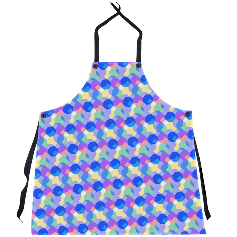 Bib Apron, Blue/Purple