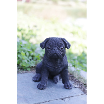 Pug Puppy Statue