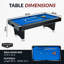  Table de billard de compétition Hathaway Hustler - Avec queues de billard, boules de billard, retour automatique des boules - Parfaite pour les joueurs de compétition et la salle de jeux familiale-37289709