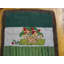 Vintage American Hooked Rug Small Scatter Size Wool Green